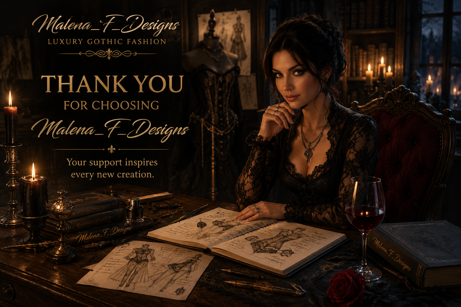 Malena_F_Designs - Luxury Gothic Fashion