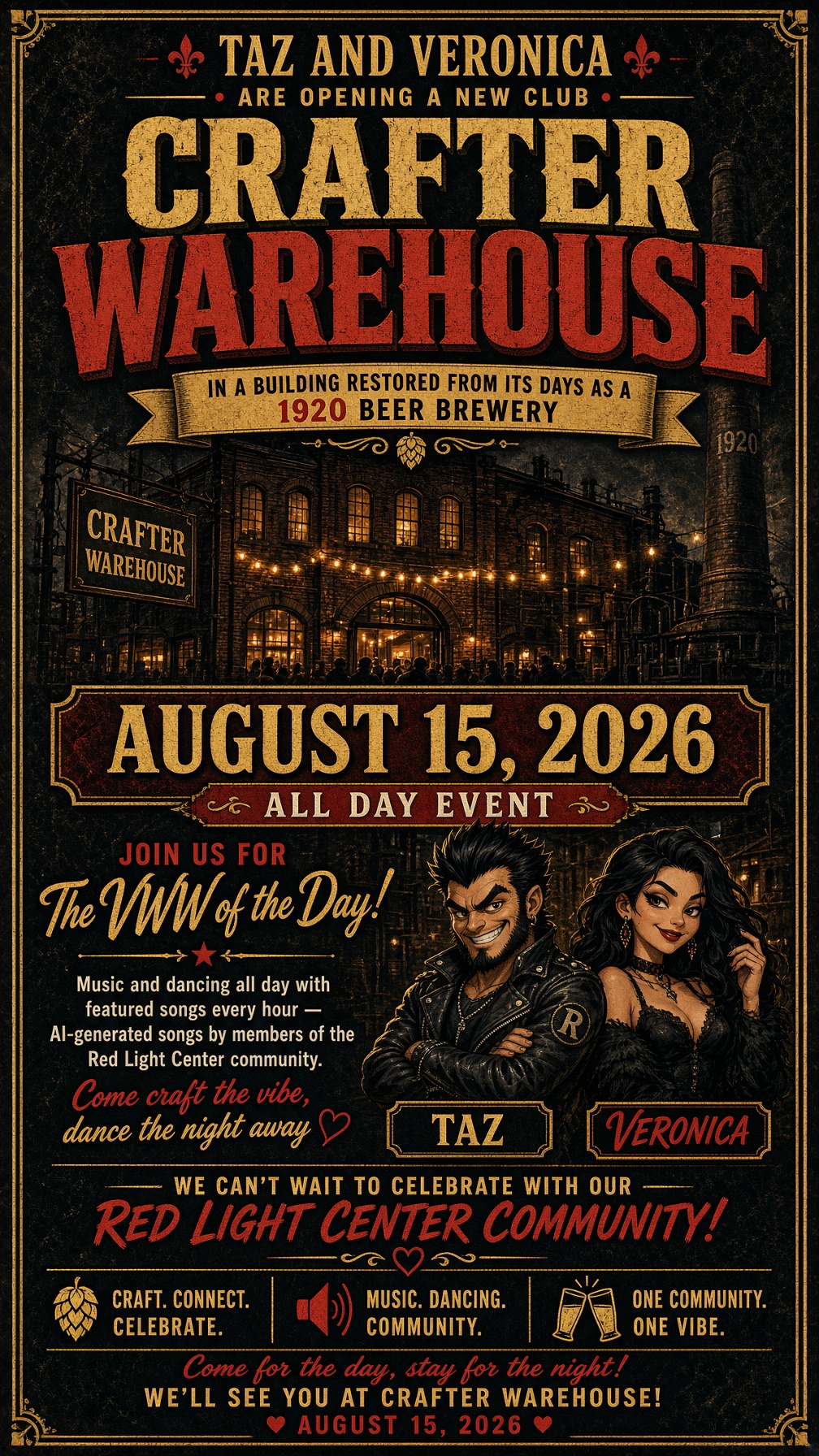 Crafters Warehouse event announcement