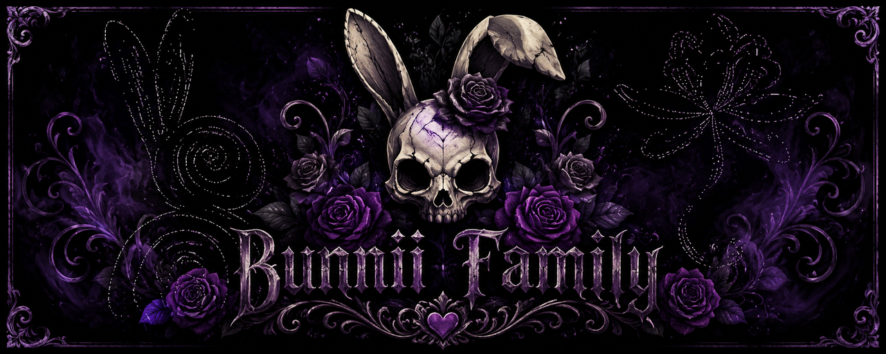 Bunnii Family gothic banner